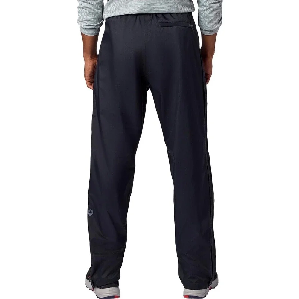 Marmot Mens PreCip Evo Full Side Zip Flex Rain Pants Black Golf Gorpcore XL